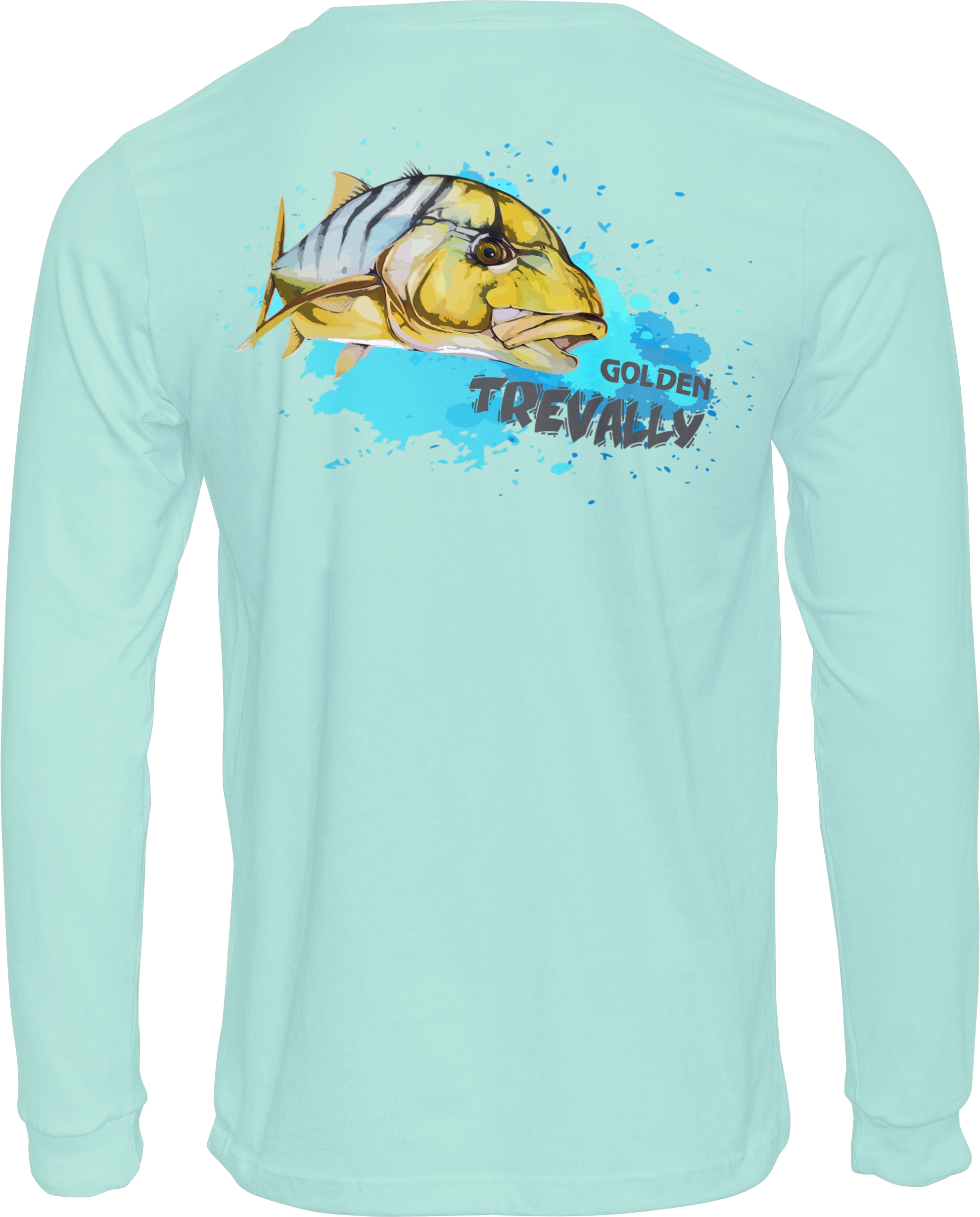 Golden Trevally - Long Sleeve Fishing T-shirt